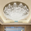 Luxury hotel lighting with triangle glass