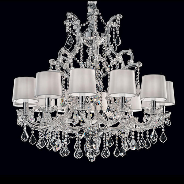 Maria theresa hotel lobby church chandelier
